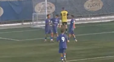 A blurry match frame with no club logo or context